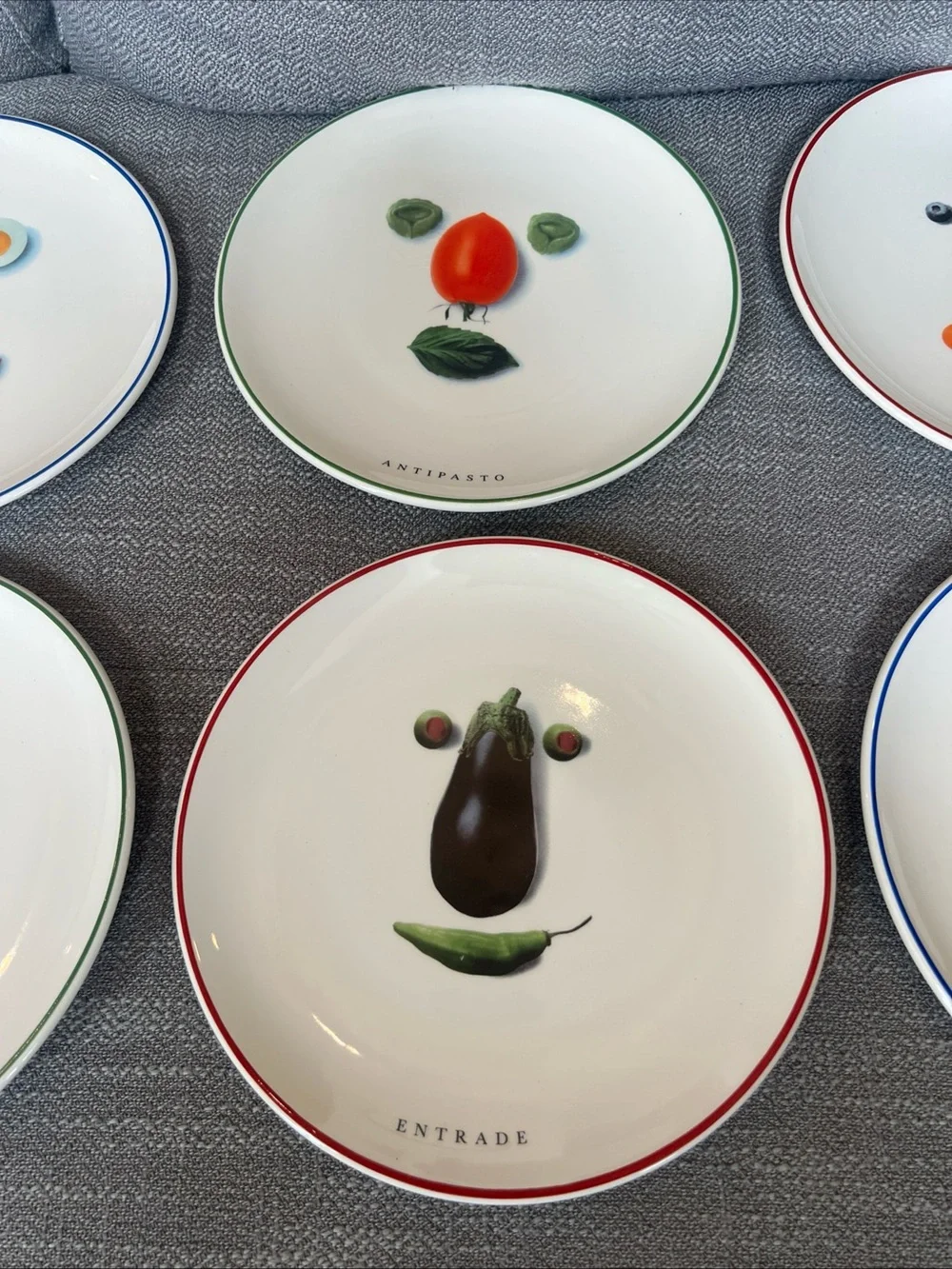 Prinknash Abbey Pottery. Set 6, 9